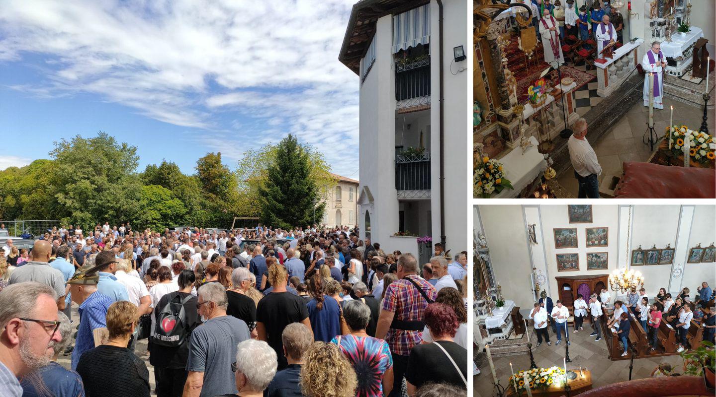 Copertina per Lacrime per Villy Bergomas, in centinaia all'addio del ristoratore di Corona